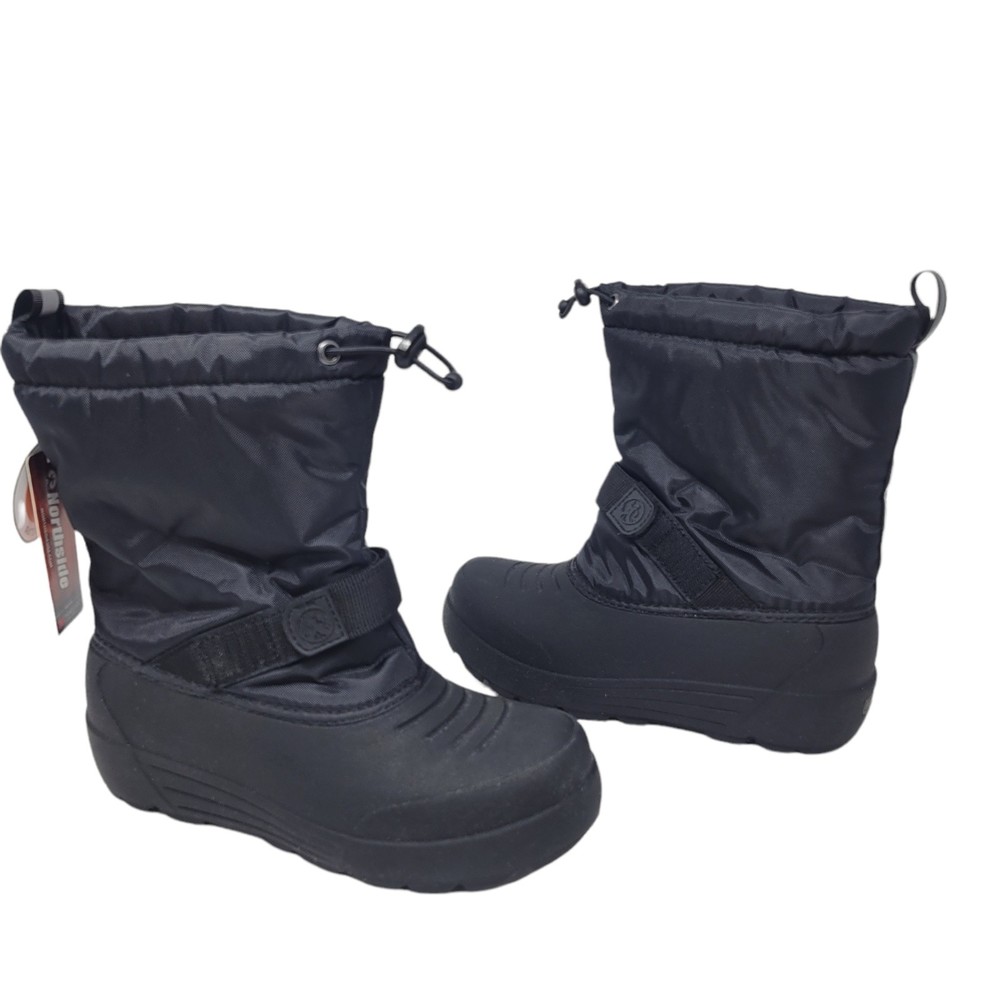 Northside Winter Boots 3M Thinsulate Black Insulated Reflective Childrens size 6